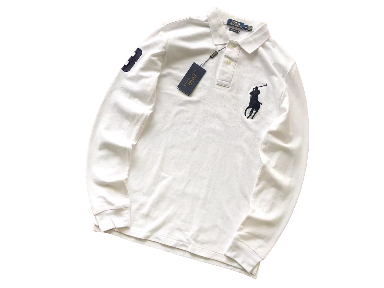 Polo Manga Longa Ralph Lauren